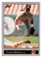 Carlos Baerga - Cleveland Indians (MLB Baseball Card) 1992 Leaf # 202 Mint