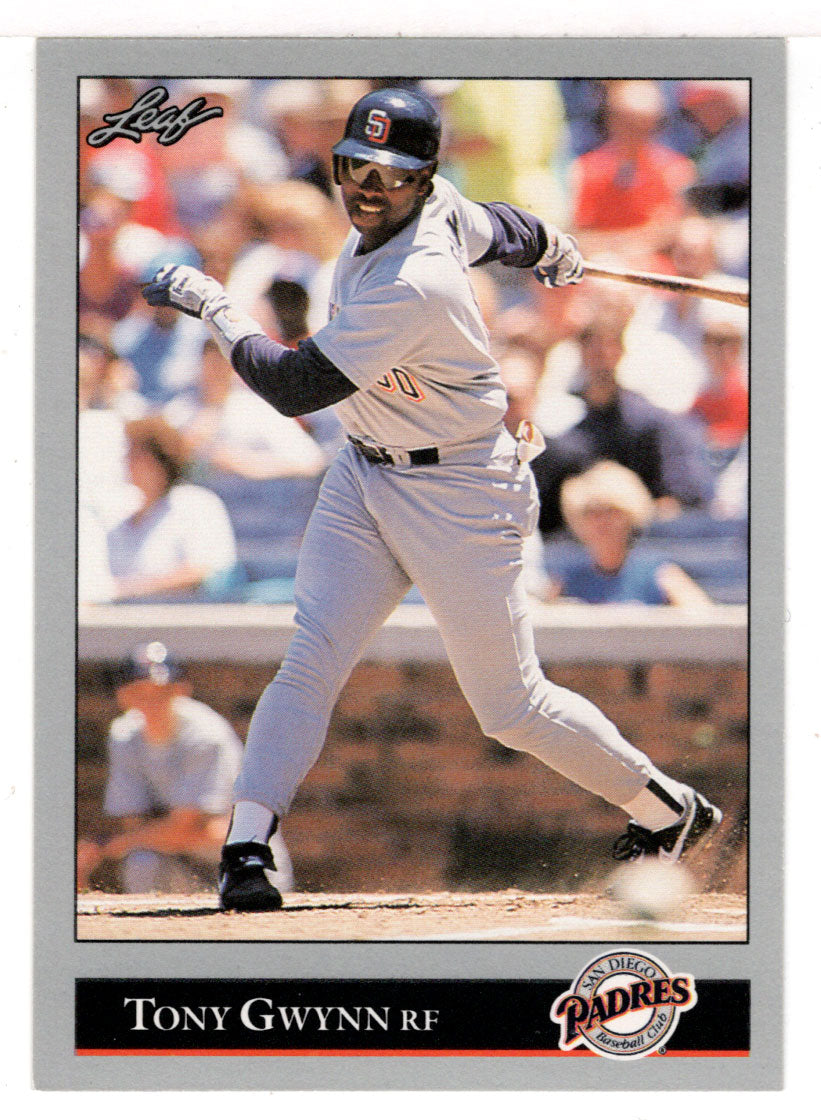 Tony Gwynn - San Diego Padres (MLB Baseball Card) 1992 Leaf # 206 Mint