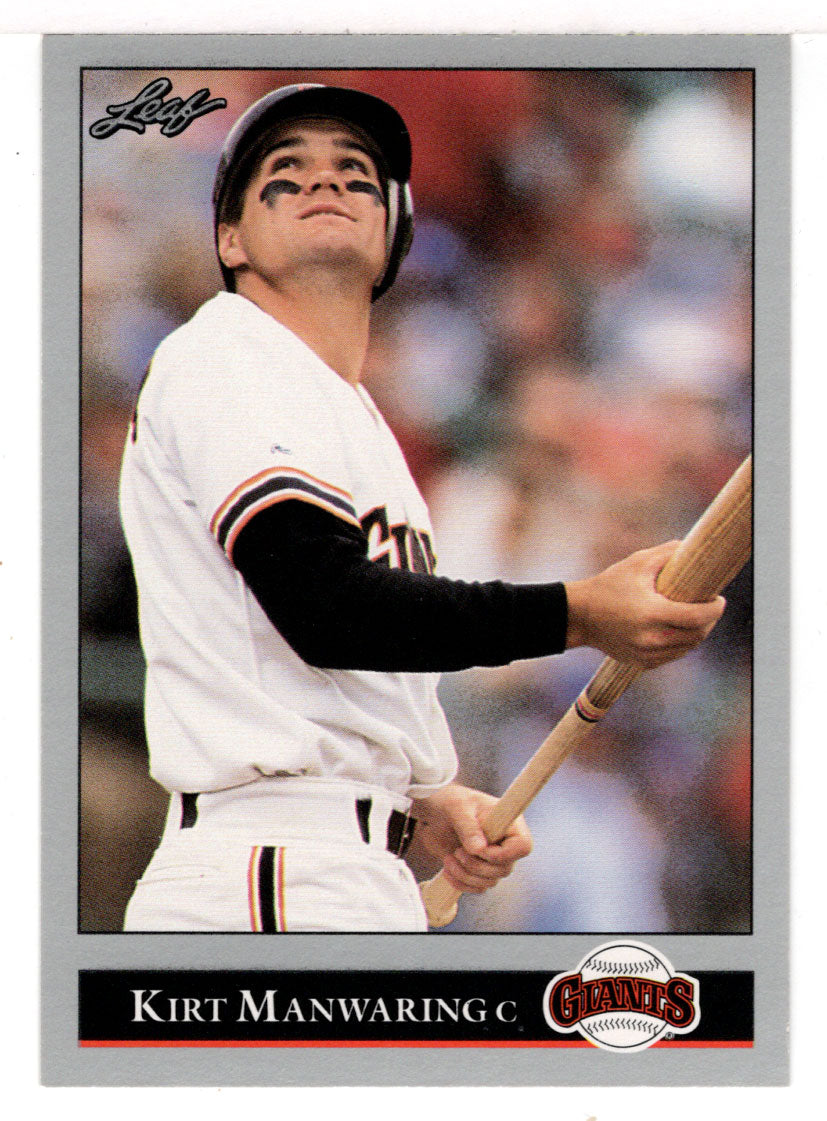 Kirt Manwaring - San Francisco Giants (MLB Baseball Card) 1992 Leaf # 208 Mint