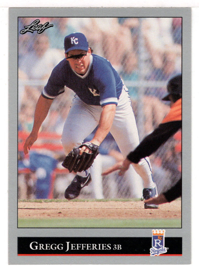 Gregg Jefferies - Kansas City Royals (MLB Baseball Card) 1992 Leaf # 215 Mint