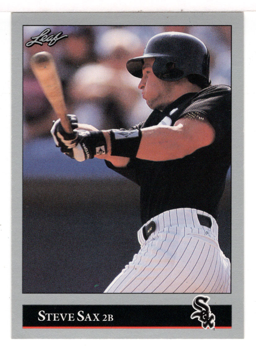 Steve Sax - Chicago White Sox (MLB Baseball Card) 1992 Leaf # 217 Mint