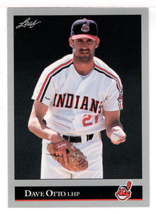 Dave Otto - Cleveland Indians (MLB Baseball Card) 1992 Leaf # 218 Mint