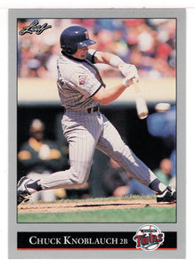 Chuck Knoblauch - Minnesota Twins (MLB Baseball Card) 1992 Leaf # 230 Mint