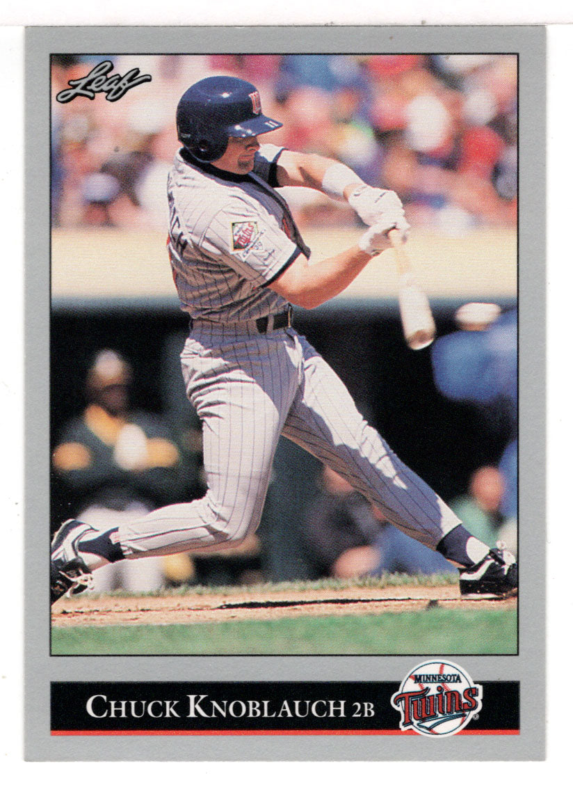 Chuck Knoblauch - Minnesota Twins (MLB Baseball Card) 1992 Leaf # 230 Mint