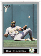 Dave Henderson - Oakland Athletics (MLB Baseball Card) 1992 Leaf # 232 Mint
