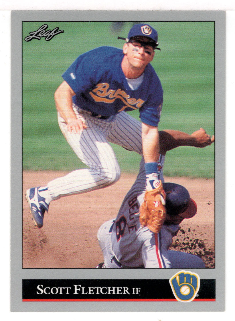 Scott Fletcher - Milwaukee Brewers (MLB Baseball Card) 1992 Leaf # 234 Mint