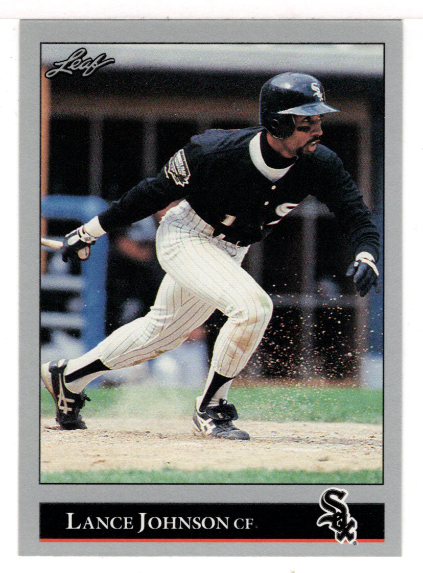 Lance Johnson - Chicago White Sox (MLB Baseball Card) 1992 Leaf # 237 Mint