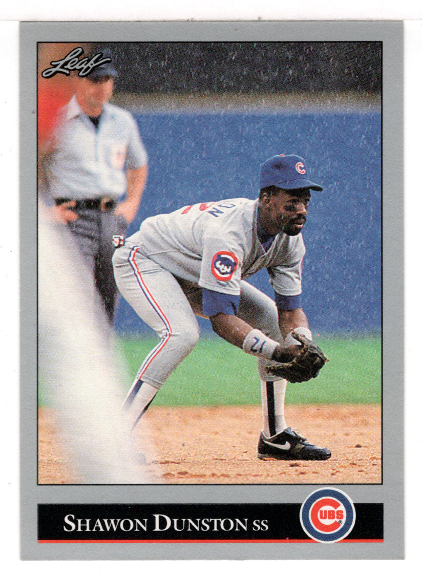 Shawon Dunston - Chicago Cubs (MLB Baseball Card) 1992 Leaf # 249 Mint