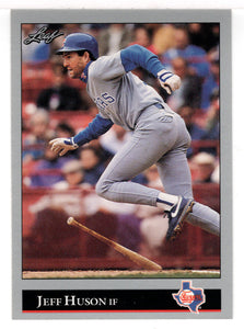 Jeff Huson - Texas Rangers (MLB Baseball Card) 1992 Leaf # 251 Mint