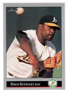 Dave Stewart - Oakland Athletics (MLB Baseball Card) 1992 Leaf # 258 Mint