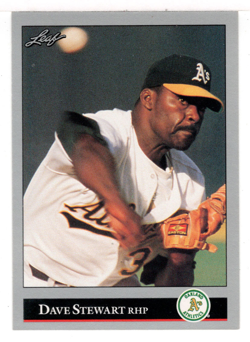 Dave Stewart - Oakland Athletics (MLB Baseball Card) 1992 Leaf # 258 Mint