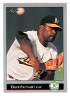 Dave Stewart - Oakland Athletics (MLB Baseball Card) 1992 Leaf # 258 Mint