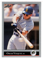 Omar Vizquel - Seattle Mariners (MLB Baseball Card) 1992 Leaf # 265 Mint