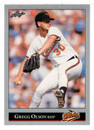 Gregg Olson - Baltimore Orioles (MLB Baseball Card) 1992 Leaf # 277 Mint
