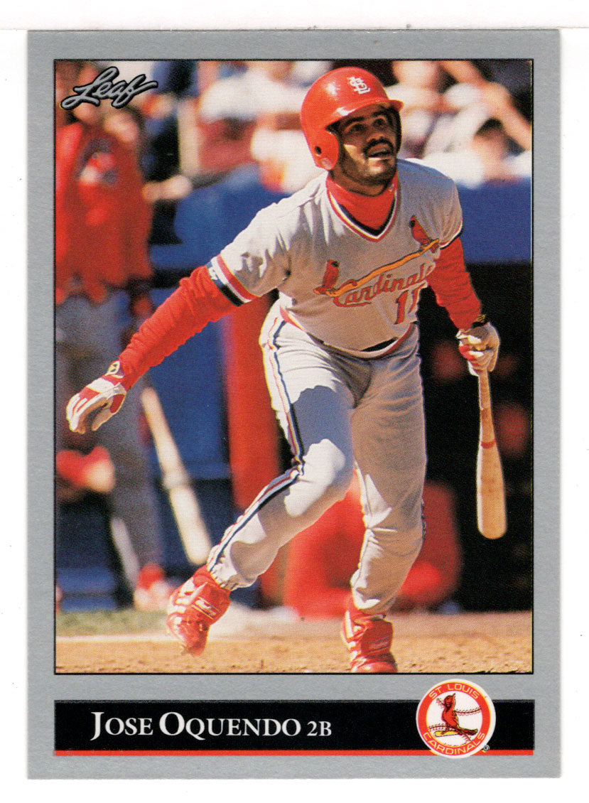 Jose Oquendo - St. Louis Cardinals (MLB Baseball Card) 1992 Leaf # 289 Mint