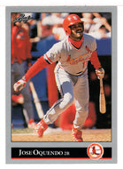 Jose Oquendo - St. Louis Cardinals (MLB Baseball Card) 1992 Leaf # 289 Mint