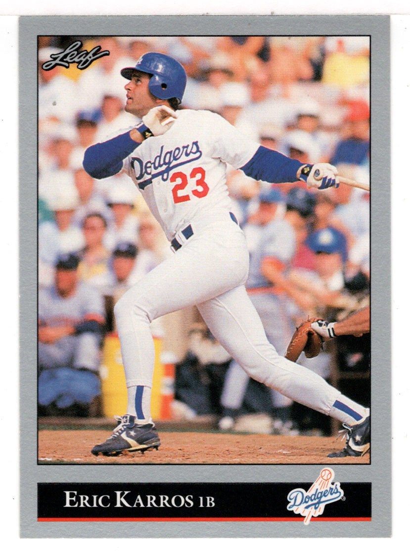 Eric Karros - Los Angeles Dodgers (MLB Baseball Card) 1992 Leaf # 293 Mint
