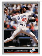 Ramon Martinez - Los Angeles Dodgers (MLB Baseball Card) 1992 Leaf # 297 Mint