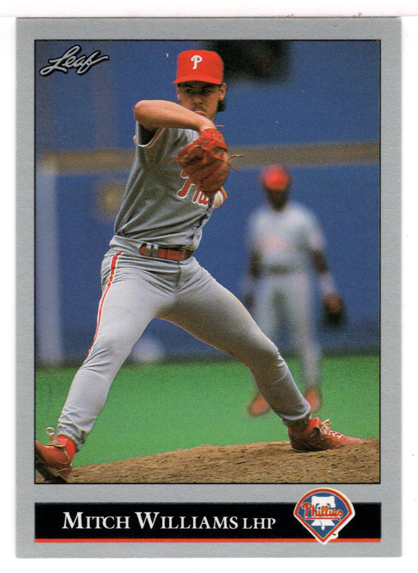 Mitch Williams - Philadelphia Phillies (MLB Baseball Card) 1992 Leaf # 301 Mint