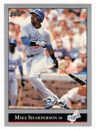 Mike Sharperson - Los Angeles Dodgers (MLB Baseball Card) 1992 Leaf # 318 Mint