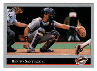 Benito Santiago - San Diego Padres (MLB Baseball Card) 1992 Leaf # 321 Mint