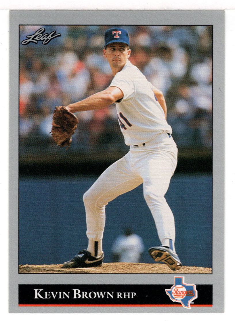 Kevin Brown - Texas Rangers (MLB Baseball Card) 1992 Leaf # 326 Mint