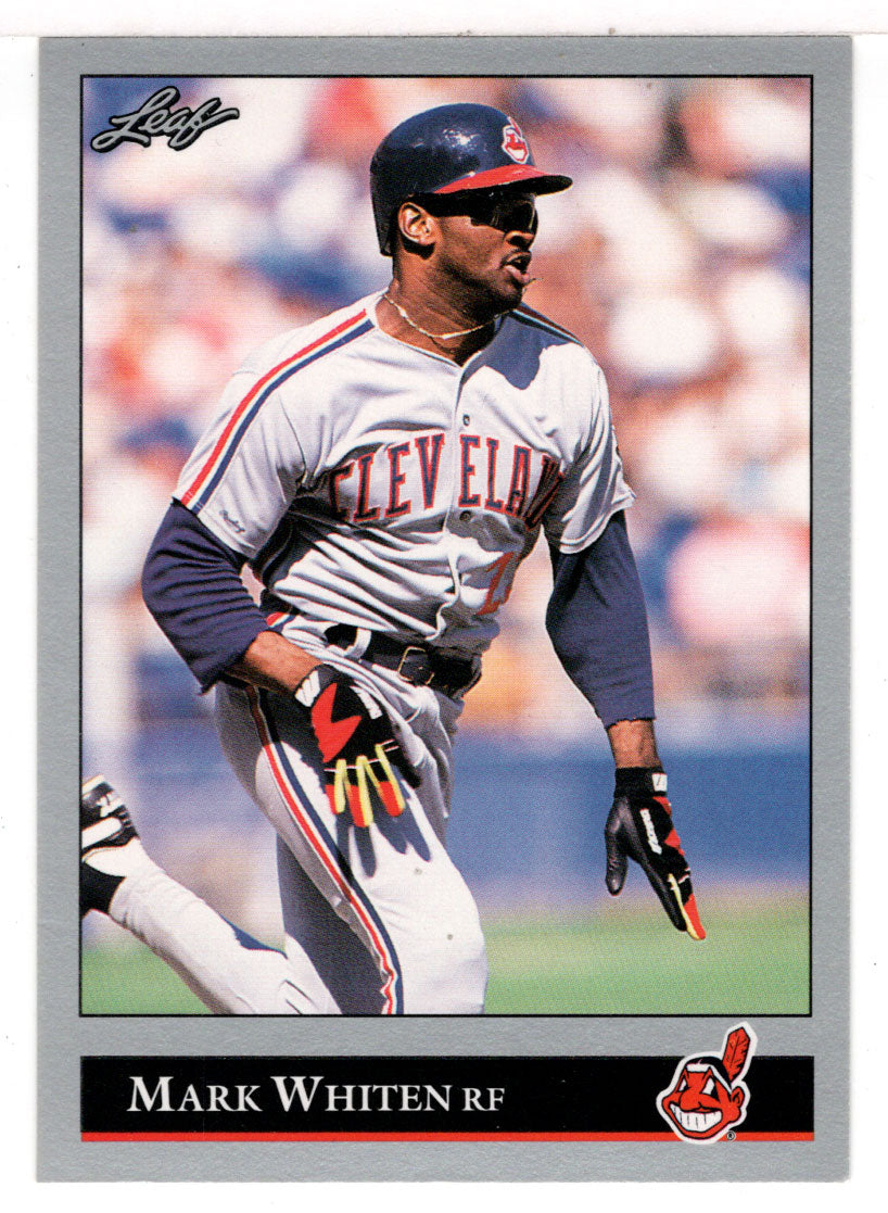 Mark Whiten - Cleveland Indians (MLB Baseball Card) 1992 Leaf # 334 Mint