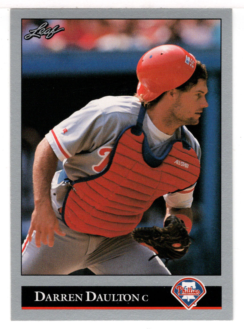 Darren Daulton - Philadelphia Phillies (MLB Baseball Card) 1992 Leaf # 335 Mint