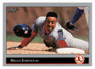 Brian Jordan RC - St. Louis Cardinals (MLB Baseball Card) 1992 Leaf # 337 Mint