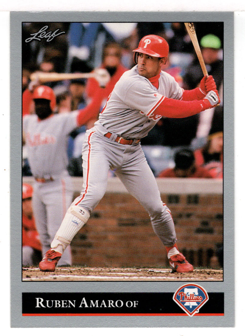 Ruben Amaro - Philadelphia Phillies (MLB Baseball Card) 1992 Leaf # 339 Mint