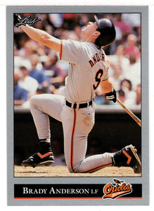 Brady Anderson Baltimore Orioles (MLB Baseball Card) 1992 Leaf