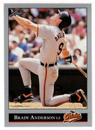 Brady Anderson - Baltimore Orioles (MLB Baseball Card) 1992 Leaf # 343 Mint