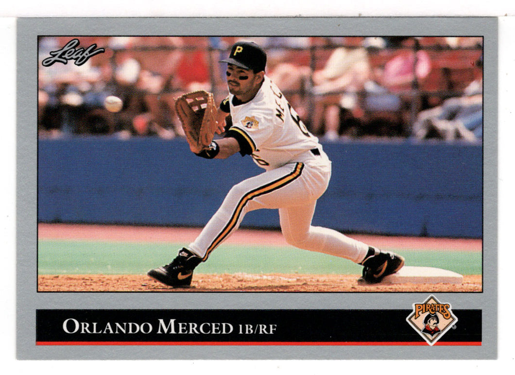 Orlando Merced - Pittsburgh Pirates (MLB Baseball Card) 1992 Leaf # 363 Mint