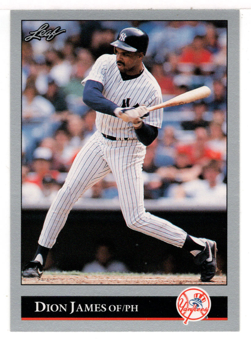 Dion James - New York Yankees (MLB Baseball Card) 1992 Leaf # 365 Mint