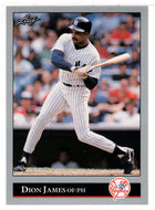 Dion James - New York Yankees (MLB Baseball Card) 1992 Leaf # 365 Mint