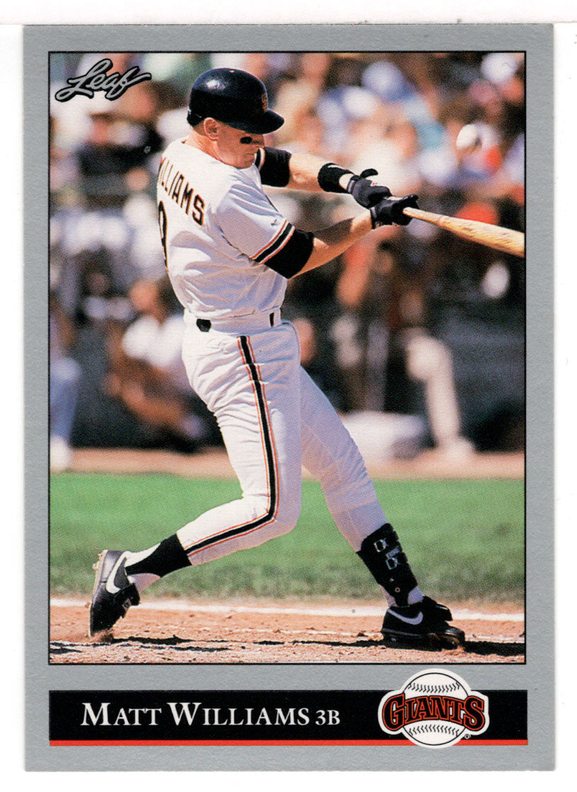 Matt Williams - San Francisco Giants (MLB Baseball Card) 1992 Leaf # 373 Mint