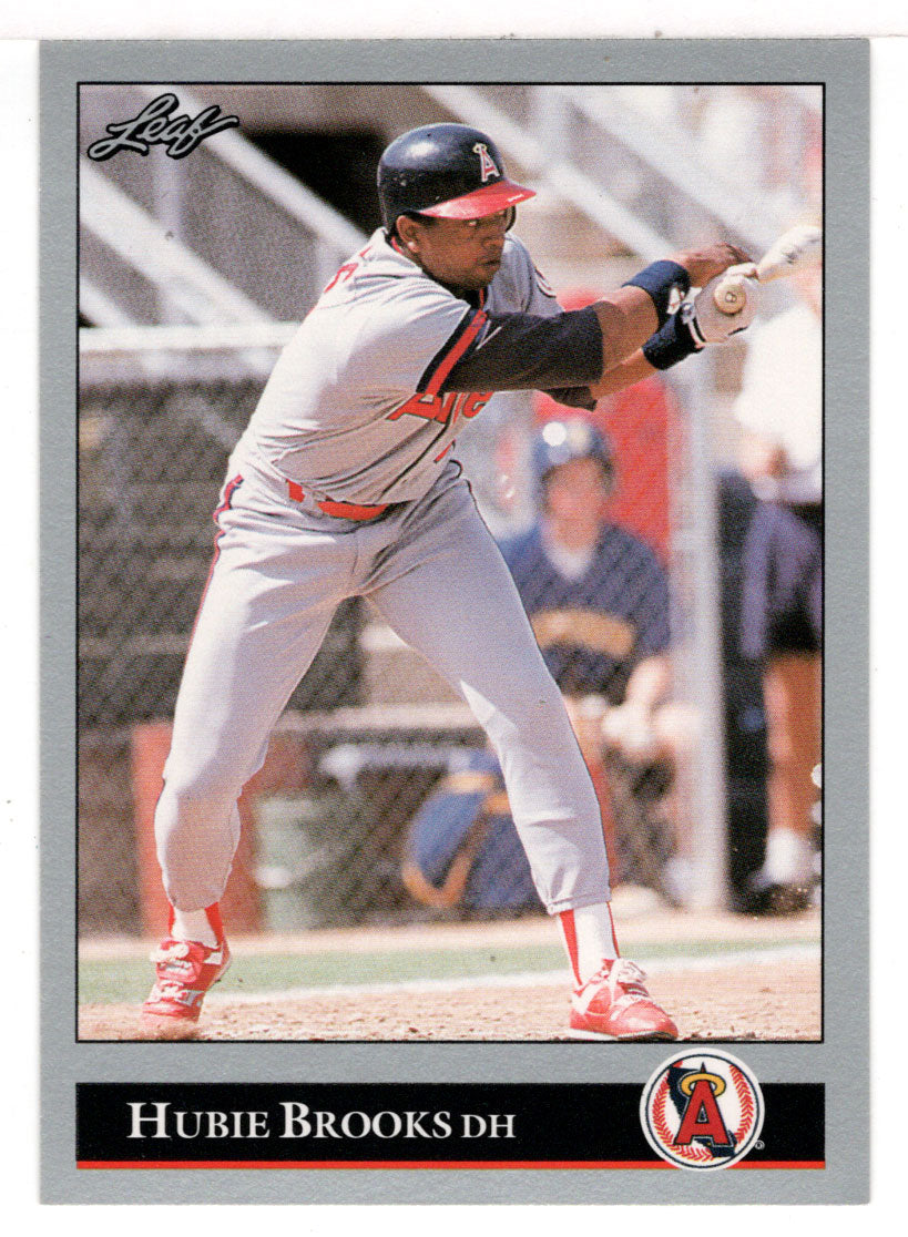 Hubie Brooks - California Angels (MLB Baseball Card) 1992 Leaf # 378 Mint