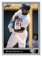 Ruben Sierra - Texas Rangers (MLB Baseball Card) 1992 Leaf # 383 Mint