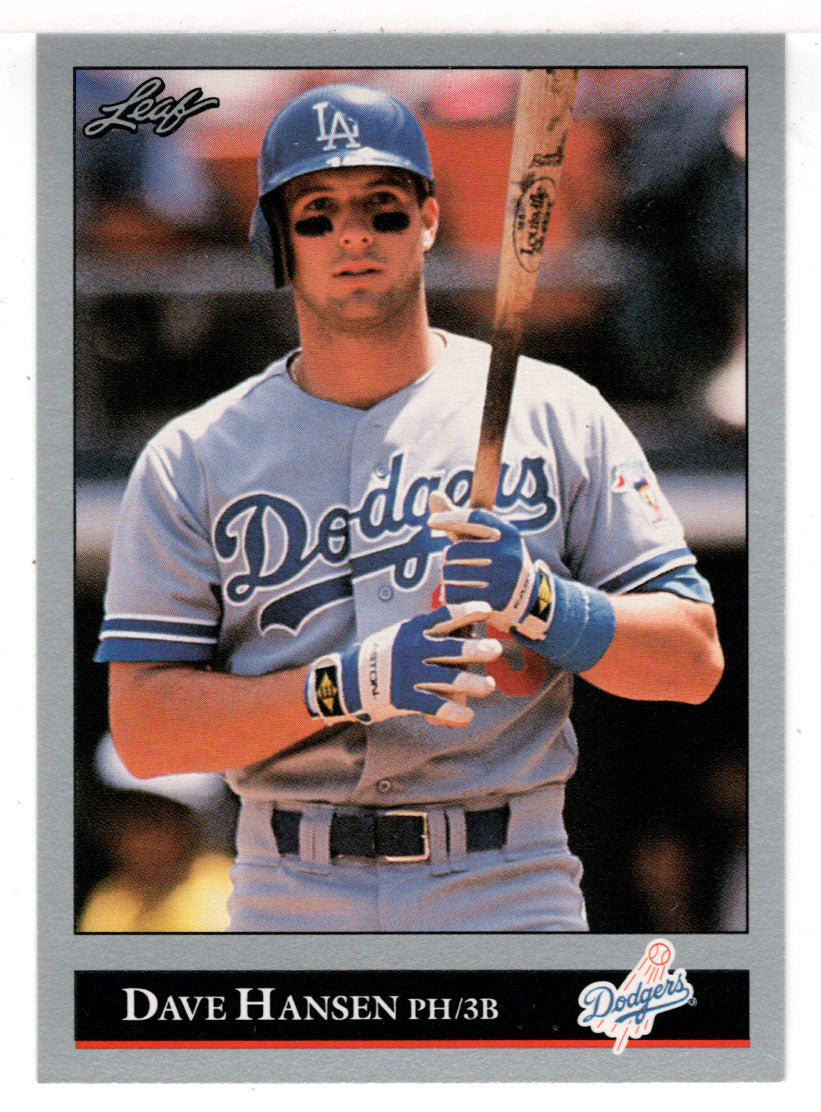 Dave Hansen - Los Angeles Dodgers (MLB Baseball Card) 1992 Leaf # 389 Mint