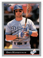 Dave Hansen - Los Angeles Dodgers (MLB Baseball Card) 1992 Leaf # 389 Mint