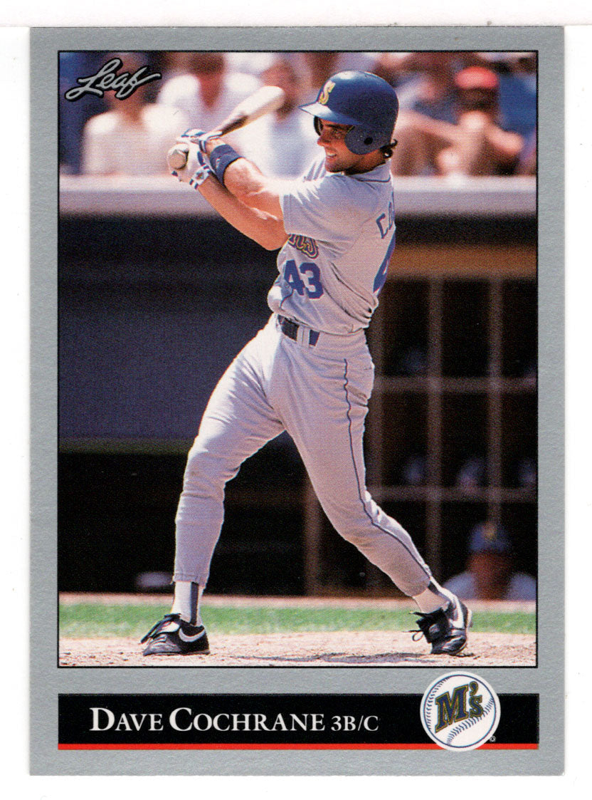 Dave Cochrane - Seattle Mariners (MLB Baseball Card) 1992 Leaf # 398 Mint