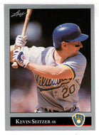 Kevin Seitzer - Milwaukee Brewers (MLB Baseball Card) 1992 Leaf # 399 Mint