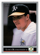Lance Blankenship - Oakland Athletics (MLB Baseball Card) 1992 Leaf # 410 Mint
