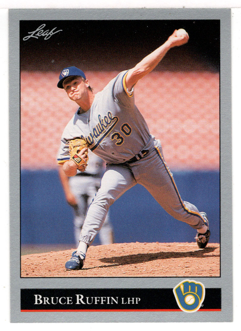 Bruce Ruffin - Milwaukee Brewers (MLB Baseball Card) 1992 Leaf # 414 Mint