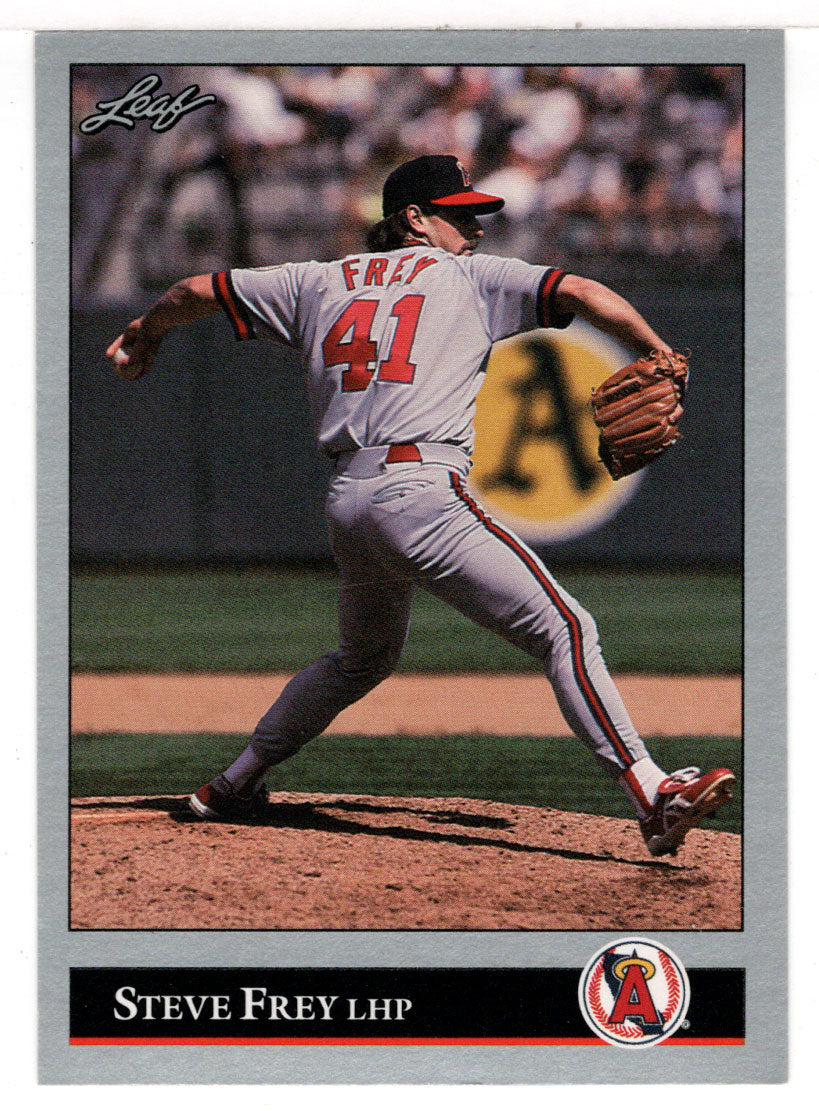 Steve Frey - California Angels (MLB Baseball Card) 1992 Leaf # 418 Mint