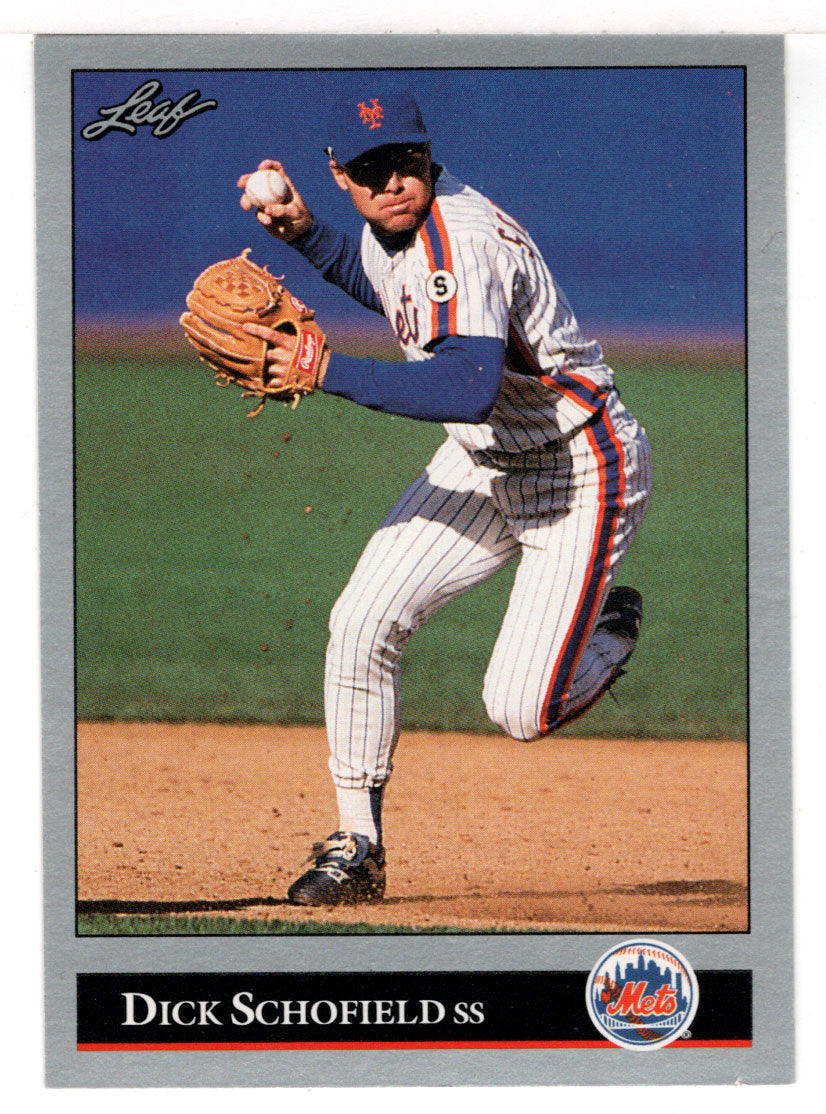 Dick Schofield - New York Mets (MLB Baseball Card) 1992 Leaf # 419 Mint