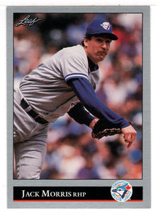Jack Morris - Toronto Blue Jays (MLB Baseball Card) 1992 Leaf # 425 Mint