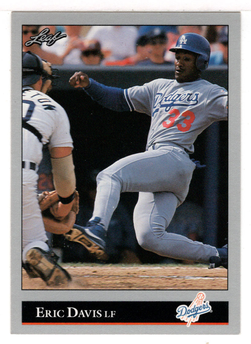 Eric Davis - Los Angeles Dodgers (MLB Baseball Card) 1992 Leaf # 430 Mint