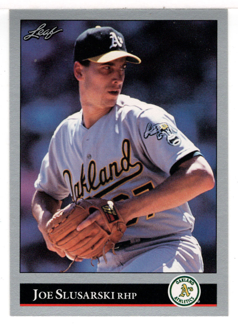 Joe Slusarski - Oakland Athletics (MLB Baseball Card) 1992 Leaf # 431 Mint