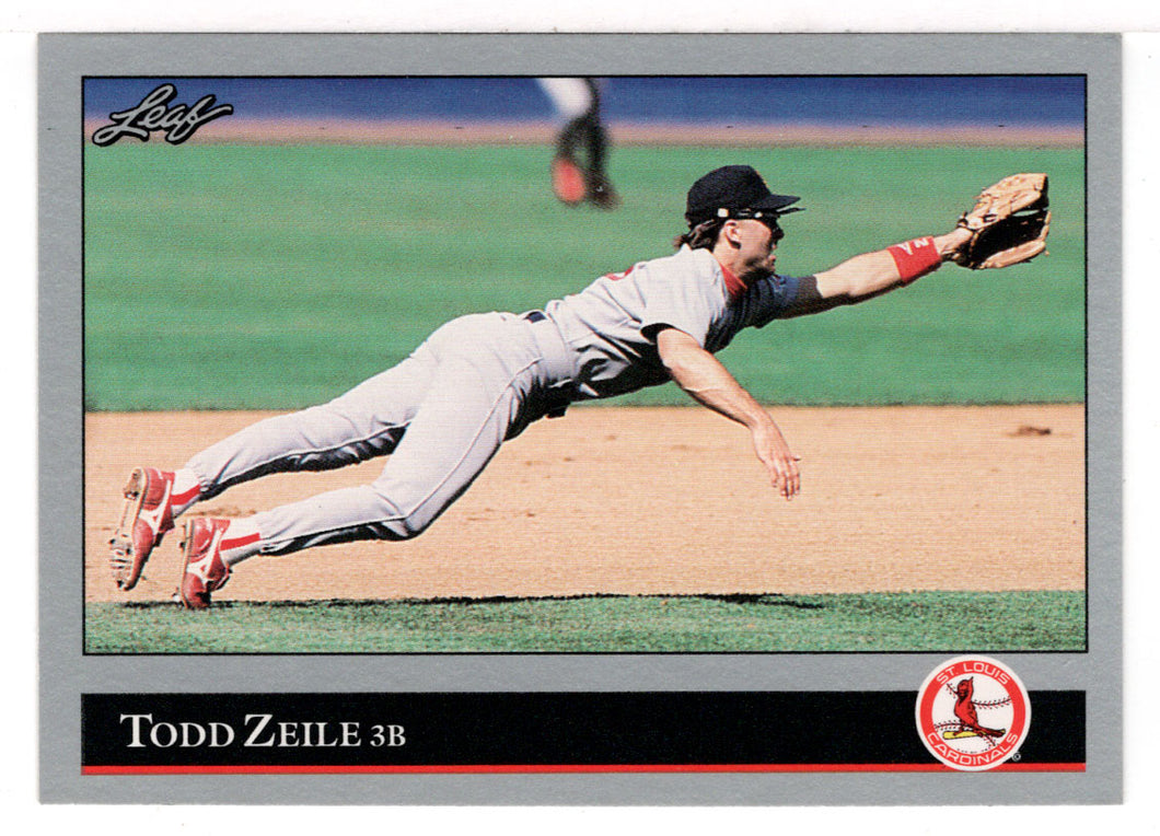 Todd Zeile - St. Louis Cardinals (MLB Baseball Card) 1992 Leaf # 432 Mint